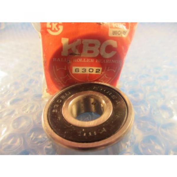 KBC, FAG, HANWHA 6302UU 6302 UU, Deep Groove Bearing (=SKF 2RS JEM,Fafnir 302PP) #3 image