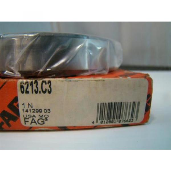 Fag Deep Groove Ball Bearing 6213-C3 #2 image