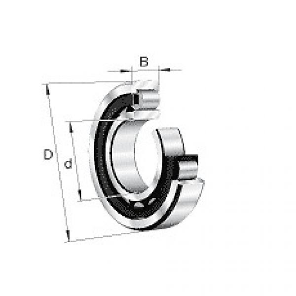 NU217-E-M1 FAG Cylindrical roller bearing #5 image