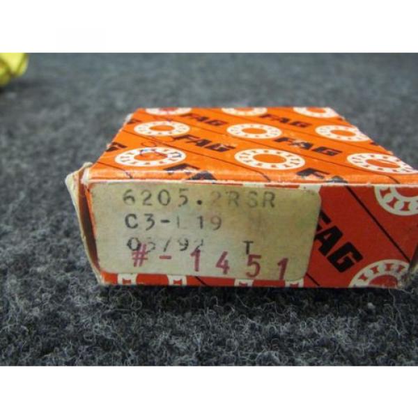 FAG Ball Bearing Annular (NEW) P/N  6205.2RSR (SA) #5 image