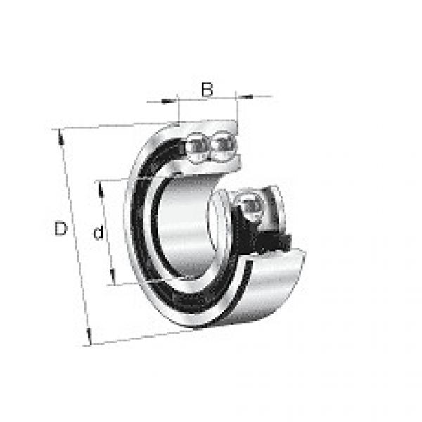 3306BN.TVH FAG Angular Contact Ball Bearing Double Row #5 image